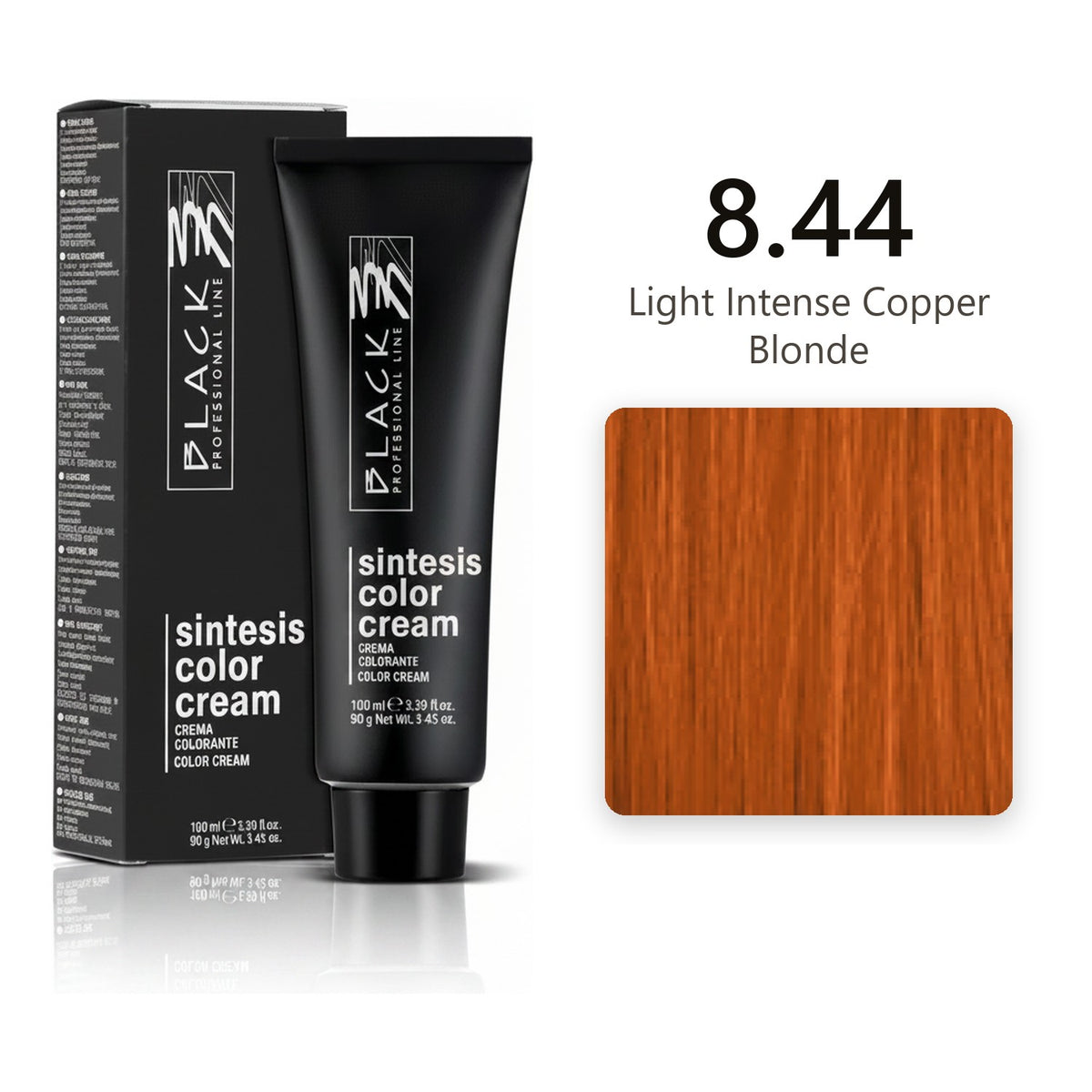 Black Professional Line Sintesis Color Cream 8.44 Light Intense Copper Blonde