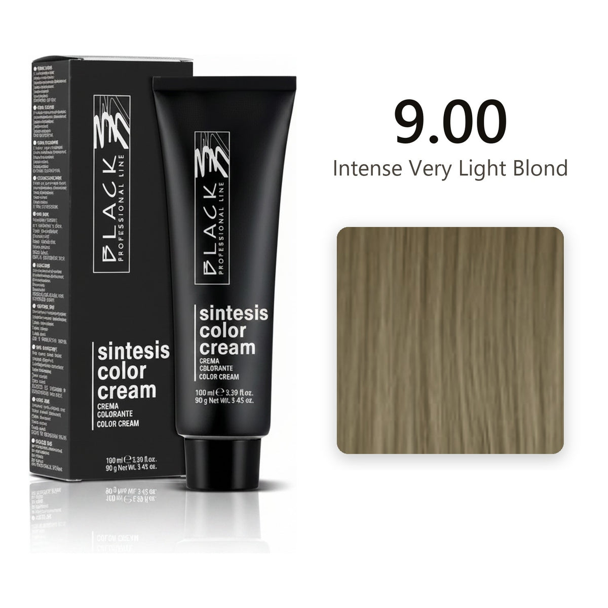 Black Professional Line Sintesis Color Cream 9.00 Intense Very Light Blond