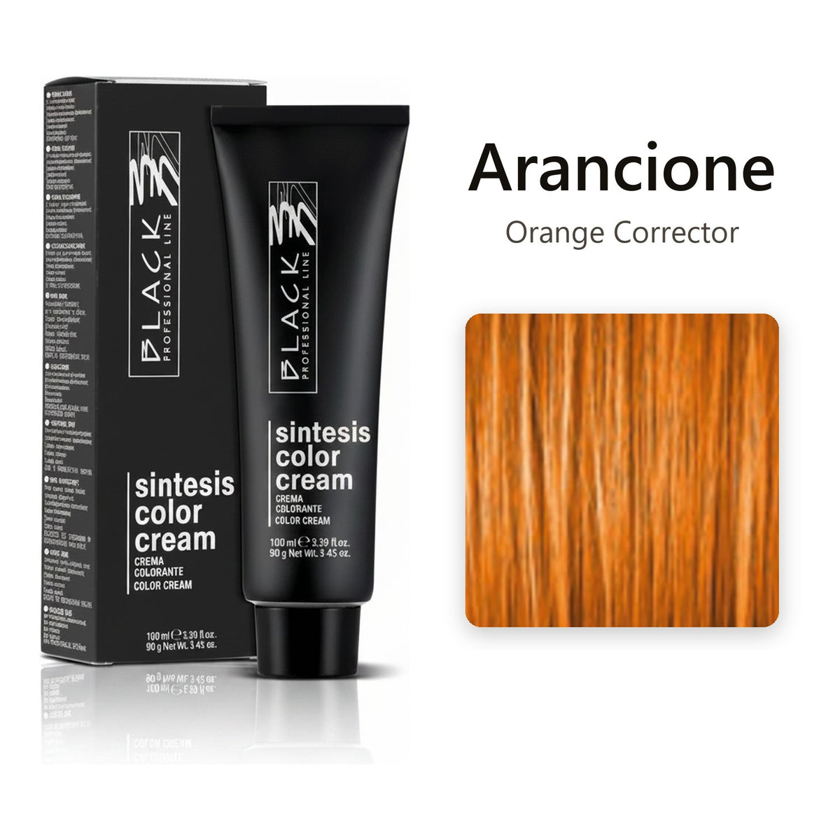 Black Professional Line Sintesis Color Cream Arancione Orange Corrector