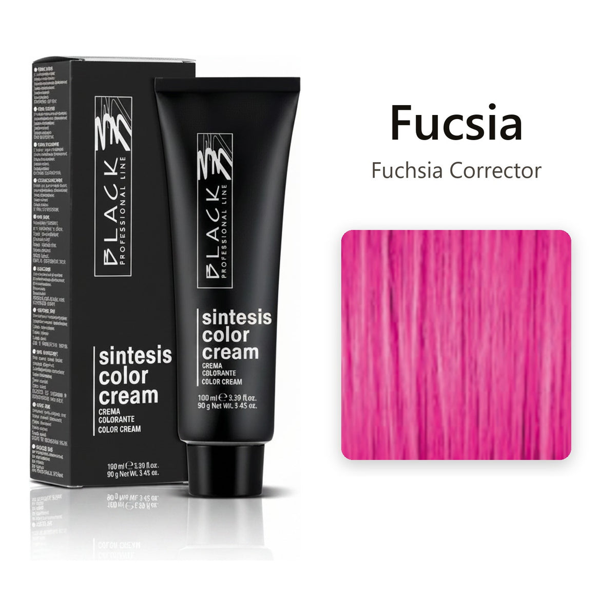 Black Professional Line Sintesis Color Cream Fucsia Fuchsia Corrector
