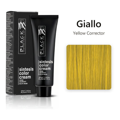 Black Professional Line Sintesis Color Cream Giallo Yellow Corrector