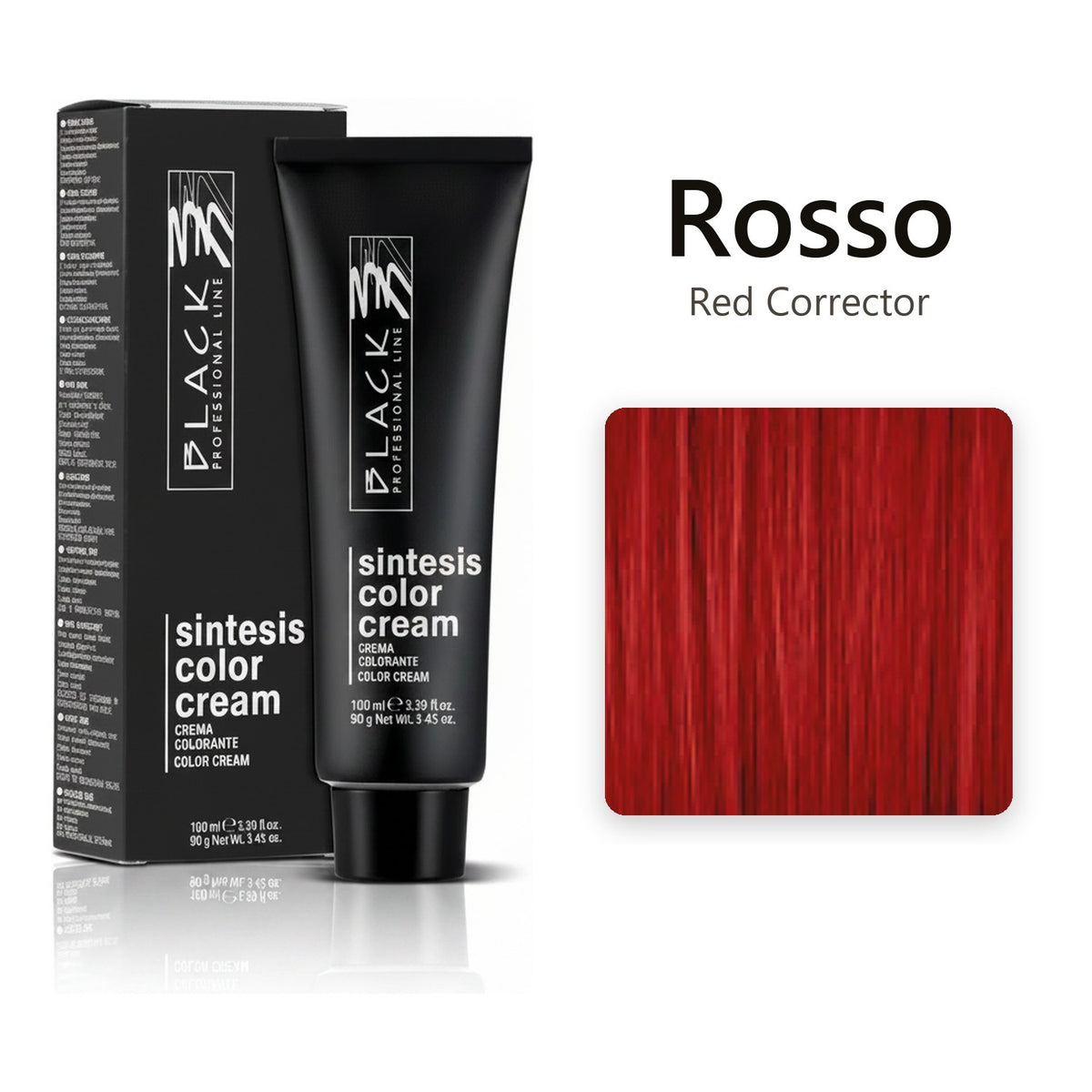 Black Professional Line Sintesis Color Cream Rosso Red Corrector