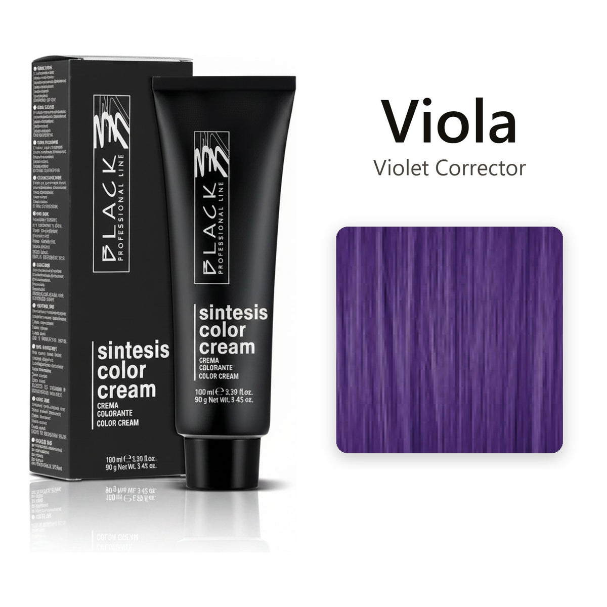 Black Professional Line Sintesis Color Cream Viola Violet Corrector