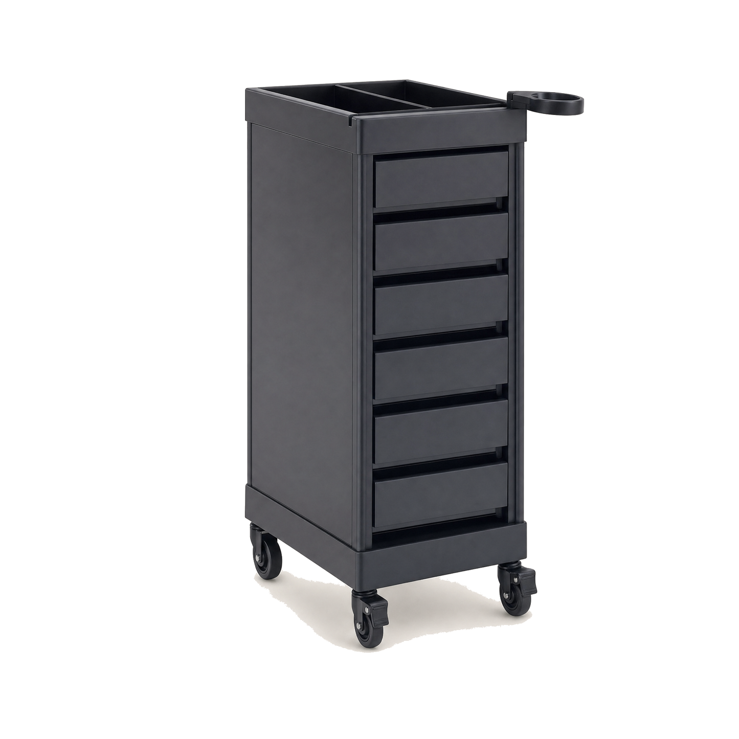 Professioneller Salonwagen mit 6 Schubladen & ausziehbarer Ablage – Vielseitig - Variantenfoto auf weissem Hintergrund