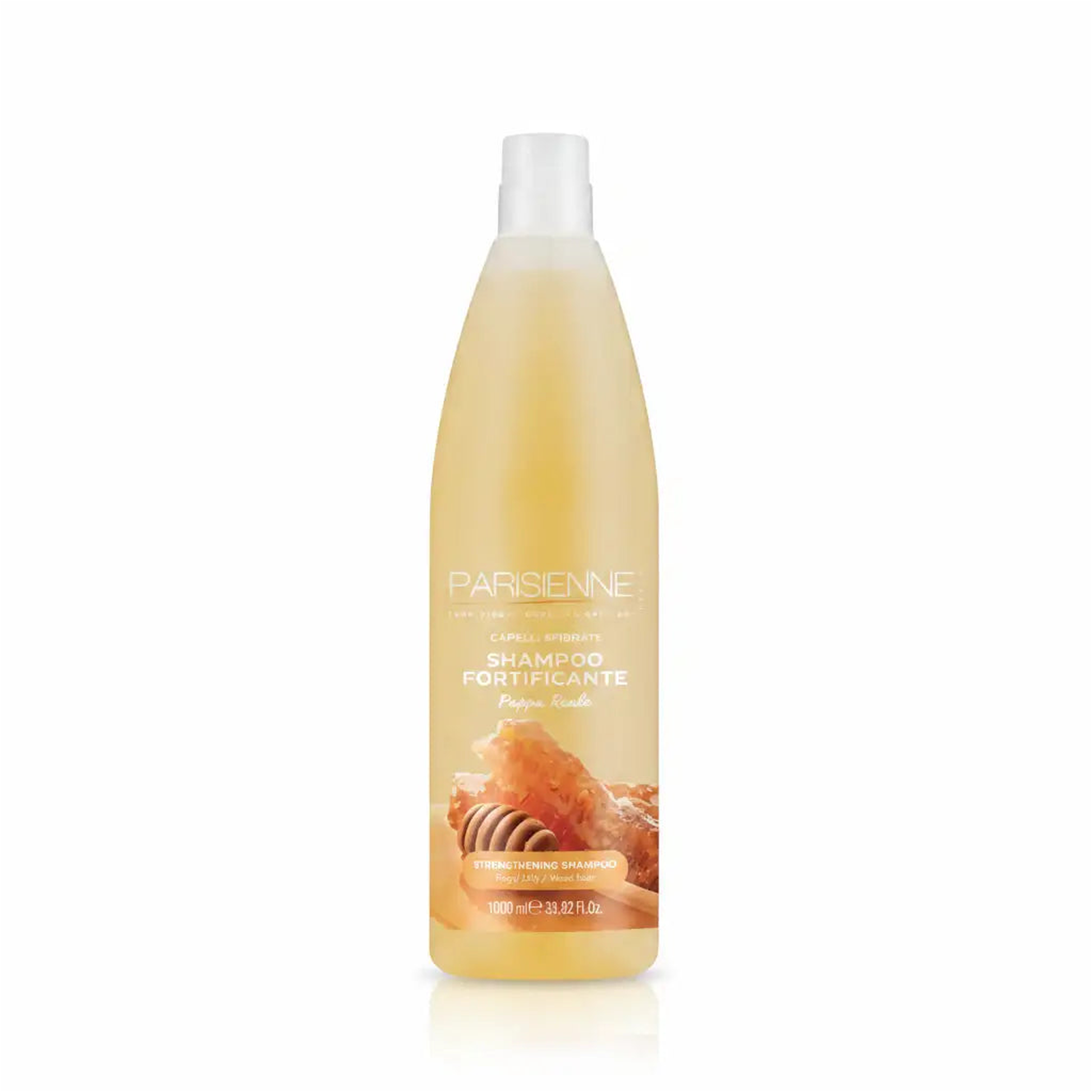 Stärkendes Shampoo & Gelée Royale Haarpflege 1000ml - Produktfoto auf weißem Hintergrund