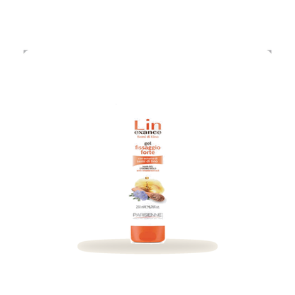 STRONG HOLD STYLING GEL MIT LEINSAMEN ÖL - Produktfoto auf weißem Hintergrund