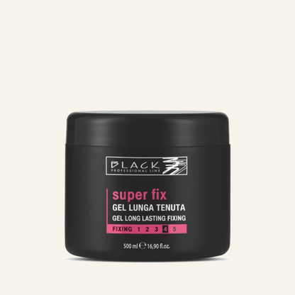 Styling-Gel & Langanhaltender Halt & Struktur 500ml - Produktfoto auf beigem Hintergrund