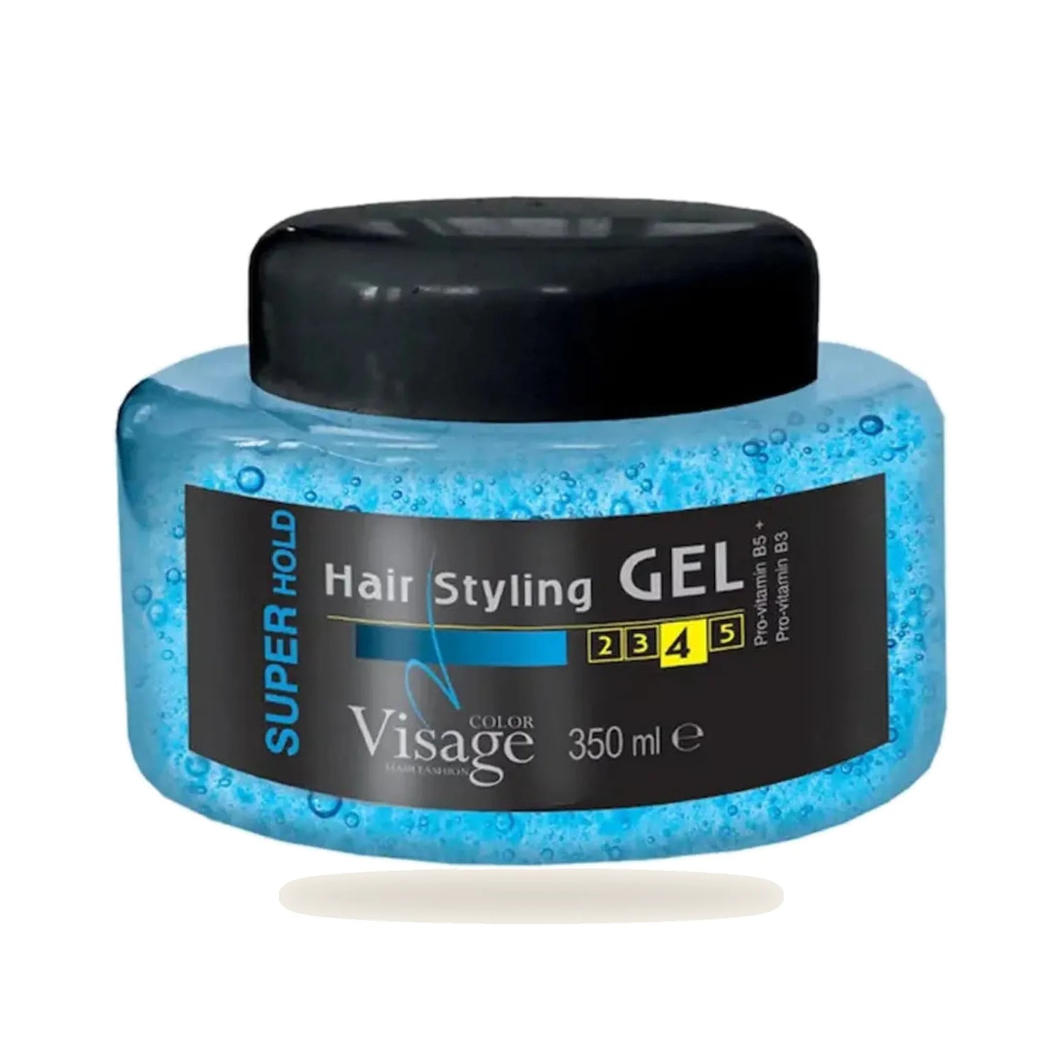 VISAGE Super Hold Styling-Gel 2x350 ml Vorteils-Pack für rückstandsfreies Styling