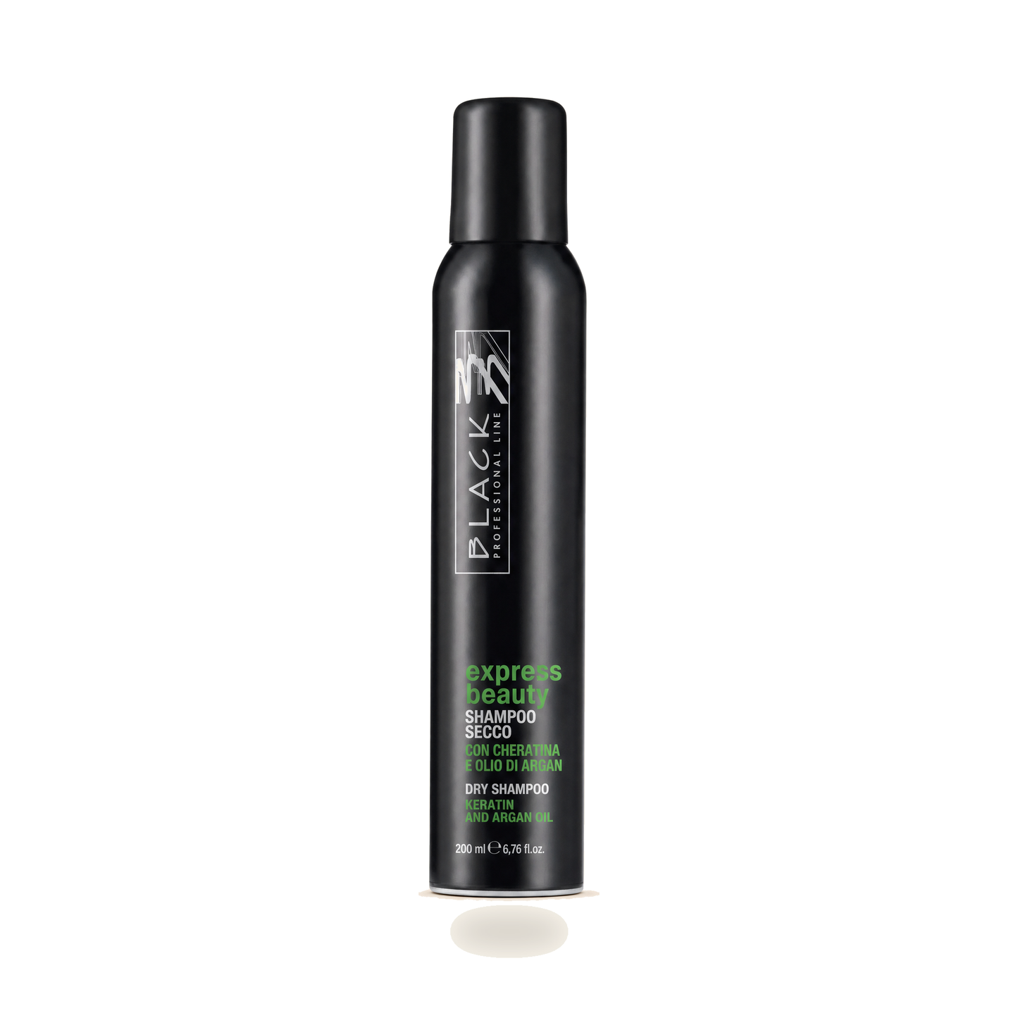 Trockenshampoo Keratin & Arganöl Express-Reinigung Volumen - Produktfoto auf weißem Hintergrund