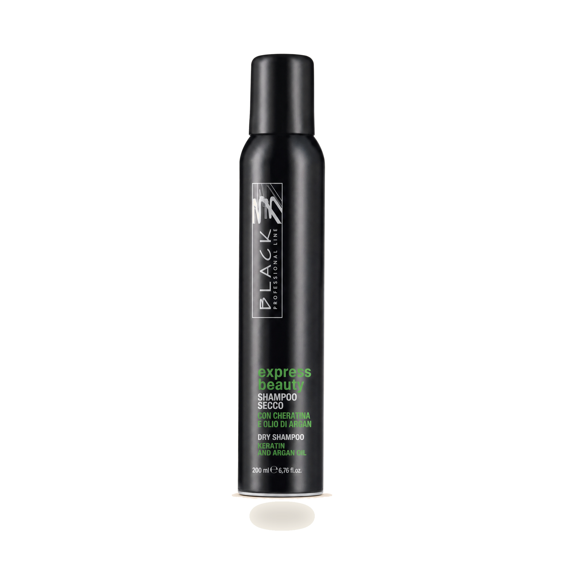 Trockenshampoo Keratin & Arganöl Express-Reinigung Volumen - Produktfoto auf weißem Hintergrund