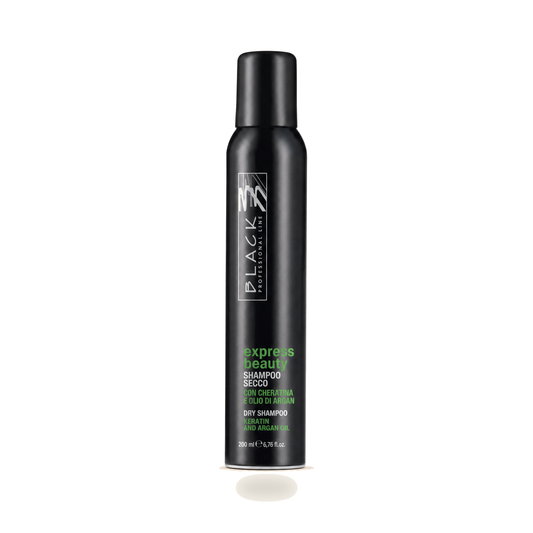 Trockenshampoo Keratin & Arganöl Express-Reinigung Volumen - Produktfoto auf weißem Hintergrund