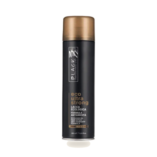 Ultrastark – Umweltfreundliches Anti-Feuchtigkeits-Haarspray - Produktfoto auf weißem Hintergrund