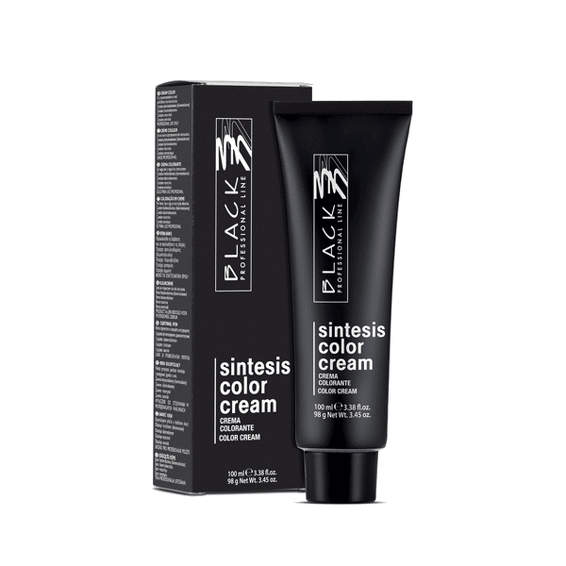 Sintesis Color Cream 100 ml Permanent – Black Professional - Haarfarbe und Blondierung