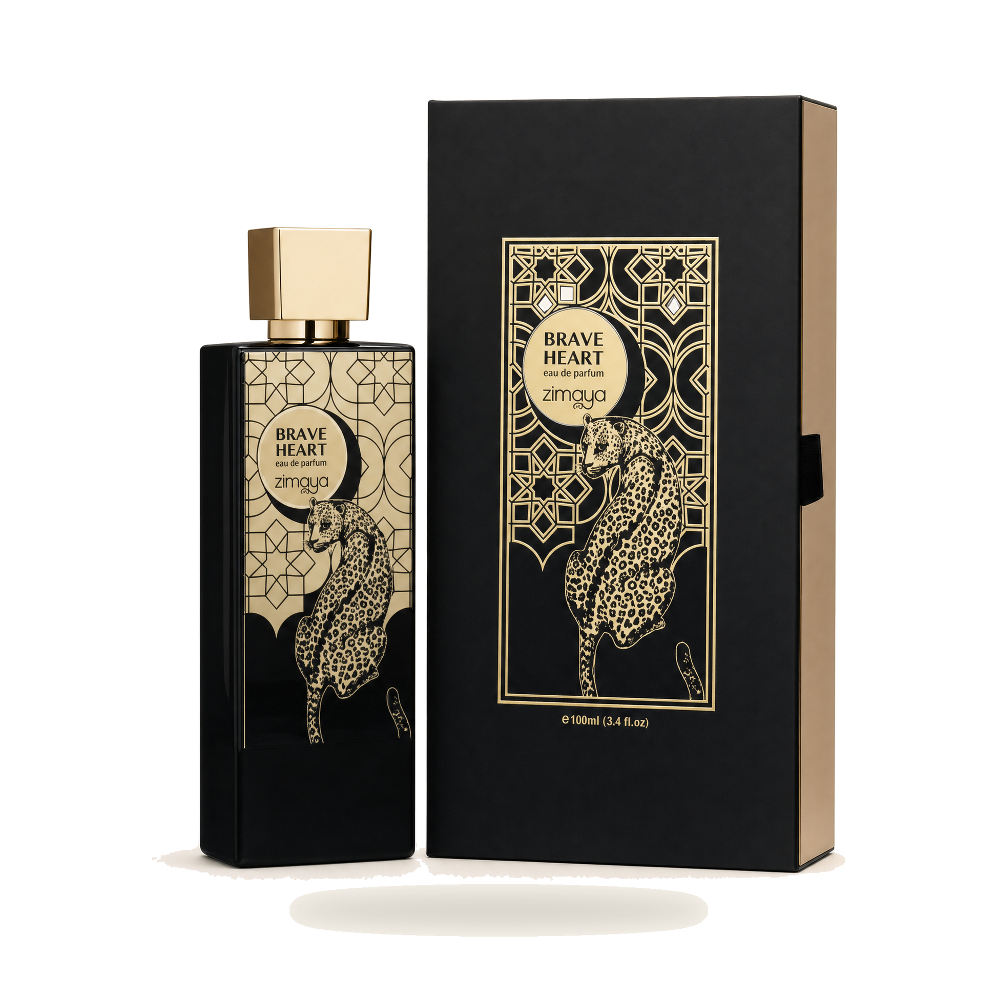 Zimaya Brave Heart Unisex Eau de Parfum 100 ml - Produktfoto auf weißem Hintergrund